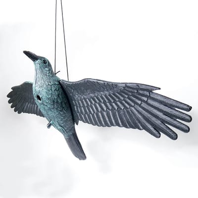 Cioară Zburătoare 80 cm | Machetă Sperietoare Păsări | Aderyn